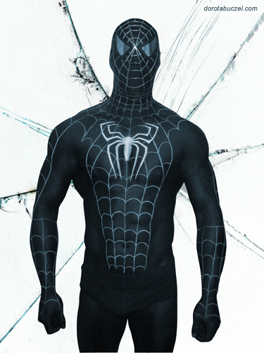 Spider-Man body paint